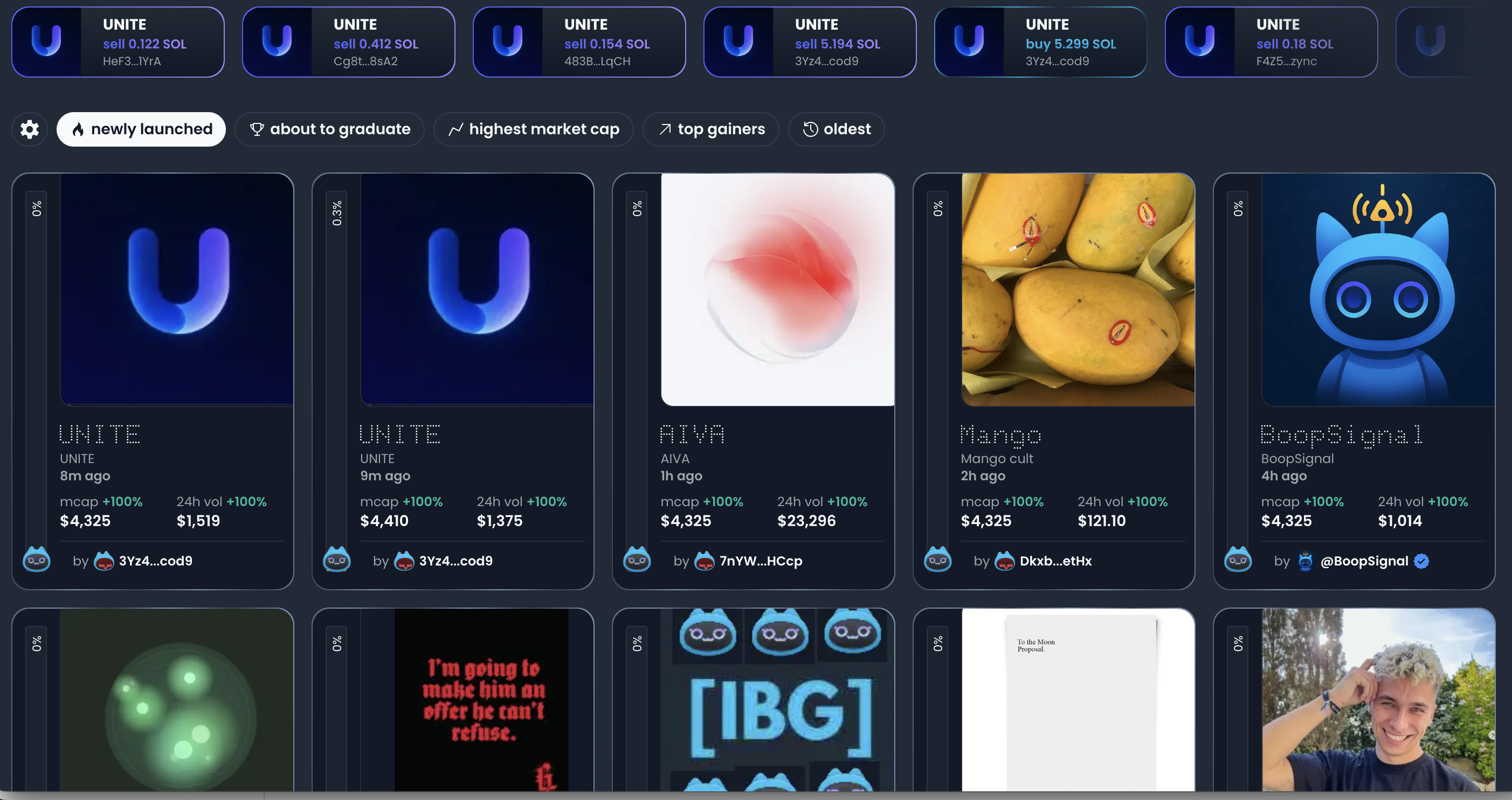 Boop.fun invite-based platform with meme builder tools and clean UX